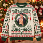 All I Want For Christmas Is Jung-Kook Ugly Sweater For Kpop Fans