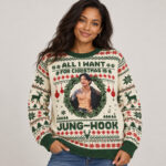 All I Want For Christmas Is Jung-Kook Ugly Sweater For Kpop Fans