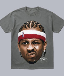 Allen Iverson Vintage Basketball Graphic Shirt for Basketball Fans