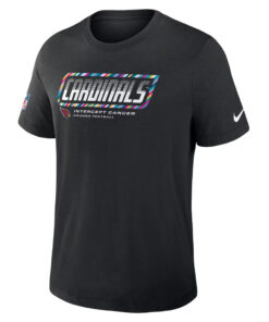 Arizona Cardinals 2026 Crucial Catch Graphic Black Shirt for Football Fans
