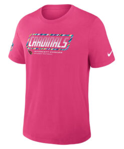 Arizona Cardinals 2026 Crucial Catch Graphic Pink Shirt for Football Fans