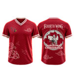 Arizona Cardinals x Fourth Wing Night 2026 Red Football Jersey