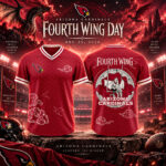 Arizona Cardinals x Fourth Wing Night 2026 Red Football Jersey