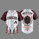 Arizona Diamondbacks Mexican Heritage Night 2026 Graphic Baseball Jersey for Baseball Fans