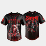 Arizona Diamondbacks x Slipknot Stadium Tour 2027 Graphic Baseball Jersey for Baseball and Slipknot Fans
