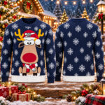 Arsenal Reindeer Jumper Christmas 2026 Ugly Sweater