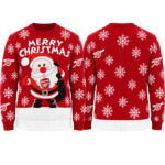 Arsenal Santa Clause Jumper Christmas 2026 Red Ugly Sweater