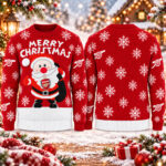 Arsenal Santa Clause Jumper Christmas 2026 Red Ugly Sweater