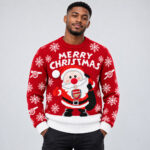 Arsenal Santa Clause Jumper Christmas 2026 Red Ugly Sweater