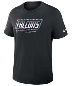 Atlanta Falcons 2026 Crucial Catch Graphic Black Shirt for Football Fans
