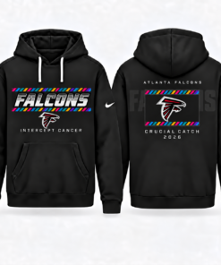 Atlanta Falcons 2026 Crucial Catch Graphic Hoodie Version 3 for Football Fans