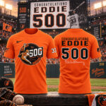 Baltimore Orioles Eddie Murray 500 Home Run Anniversary 2026 Graphic Shirt for Baseball Fans