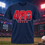 Boston Red Sox Aroldis Chapman 400 Saves Graphic Shirt for Baseball Fans