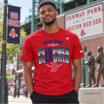Boston Red Sox Clinched Postseason 2026 Major League Baseball Red Graphic Shirt for Baseball Fans