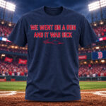 Boston Red Sox Jarren Duran We Went On A Run, And It Was Sick Graphic Shirt for Baseball Fans