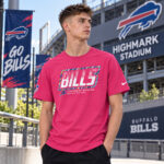 Buffalo Bills 2026 Crucial Catch Graphic Pink Shirt for Football Fans