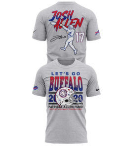Buffalo Bills x Josh Allen 2026 Let’s Go Buffalo Patricia Allen Fund Graphic Shirt for Football Fans