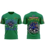 Buffalo Bills x Teenage Mutant Ninja Turtles 2026 Graphic Shirt for Football and TMNT Fans