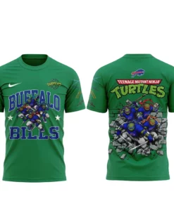 Buffalo Bills x Teenage Mutant Ninja Turtles 2026 Graphic Shirt for Football and TMNT Fans