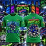 Buffalo Bills x Teenage Mutant Ninja Turtles 2026 Graphic Shirt for Football and TMNT Fans