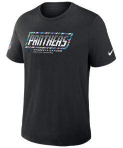 Carolina Panthers 2026 Crucial Catch Graphic Black Shirt for Football Fans
