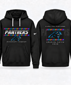 Carolina Panthers 2026 Crucial Catch Graphic Hoodie Version 3 for Football Fans