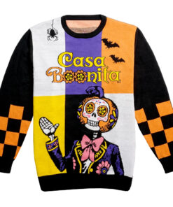 Casa Bonita Halloween Skeleton 2026 Ugly Sweater for Halloween Fans