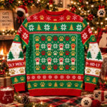 Cat Meme Funny Christmas 2026 Ugly Sweater