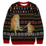 Cheems Doge Meme Funny Christmas Ugly Sweater for Meme Fans