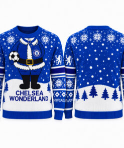 Chelsea FC Wonderland Christmas 2026 Ugly Sweater
