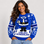 Chelsea FC Wonderland Christmas 2026 Ugly Sweater