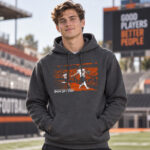 Chicago Bears Caleb Williams and Luther Burden III Never Let It Rest Graphic Shirt for Football Fans