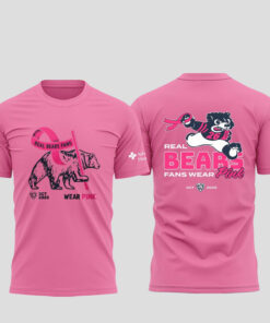 Chicago Bears Real Bears Fans Wear Pink Shirt