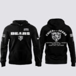 Chicago Bears Salute To Service 2026 Black Graphic Hoodie for Football Fans