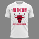 Chicago Bulls x All Time Low Live in Chicago 2026 Graphic Shirt for Basketball Fans