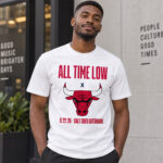 Chicago Bulls x All Time Low Live in Chicago 2026 Graphic Shirt for Basketball Fans