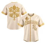Chicago White Sox Leo XIV Blessing 2026 Cream Graphic Baseball Jersey for Baseball Fans