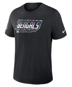 Cincinnati Bengals 2026 Crucial Catch Graphic Black Shirt for Football Fans