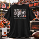 Cincinnati Bengals Ja’Marr Chase Flash Features Week 2 Graphic Shirt for Football Fans