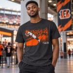 Cincinnati Bengals Ja’Marr Chase Ten Toes Down Graphic Shirt for Football Fans