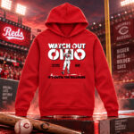 Cincinnati Reds Elly De La Cruz Watch Out Ohio Graphic Shirt for Baseball Fans