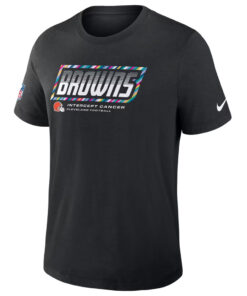 Cleveland Browns 2026 Crucial Catch Graphic Black Shirt for Football Fans