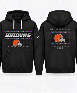 Cleveland Browns 2026 Crucial Catch Graphic Hoodie Version 3 for Football Fans