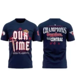 Cleveland Guardians 2026 Playoffs AL Central Champions Graphic Shirt for Baseball Fans