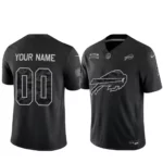 Custom Name And Number Buffalo Bills Salute To Service 2026 Black Football Jersey