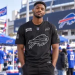 Custom Name And Number Buffalo Bills Salute To Service 2026 Black Football Jersey