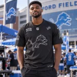 Custom Name And Number Detroit Lions Salute To Service 2026 Black Football Jersey