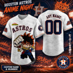 Custom Name And Number Houston Astros x Anime Night 2026 Baseball Jersey for Baseball and Anime Fans