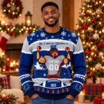Custom Name And Number Indianapolis Colts All I Need For Christmas Is Colts Ugly Sweater