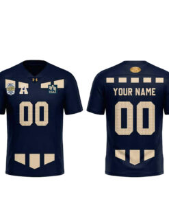 Custom Name And Number Navy Under Armour 100th Anniversary 2026 Football Jersey